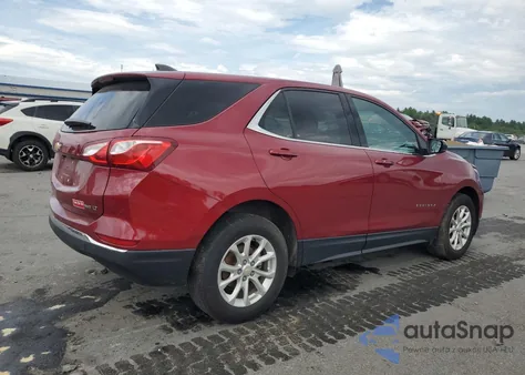 2020 Chevrolet Equinox Lt из США, поврежденный, VIN 2GNAXUEV5L6124859